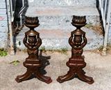 Antique figural andirons