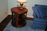 Ethan Allen Round curio table