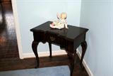 Queen Anne style side table
German porcelain piano baby
