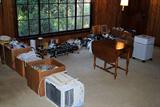 lot of small appliances and kitchen utitlity