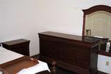 Thomasville double dresser with mirror and matching nightstand