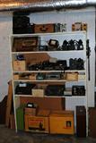 More of the radio stuff, vintage electronic testers, old vacuum tubes, transistors, old car and military radios, etc