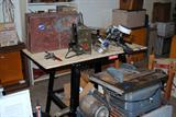 Table saw, military field radio, gas model airplane engine, Bike Bug engine etc.