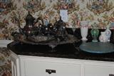 Silver plate tea service