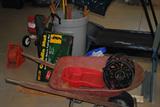 Wheelbarrow and other yard and garden items