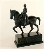 After Andrea del Verocchio, Equestrian Bronze of Bartolomeo Colleoni on Marble Base