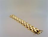 Vintage 18K Gold Link Bracelet