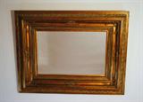 Large Baroque Style Gilt Wood Mirror
