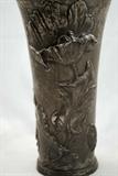 German Kayserzinn Art Nouveau Presentation Trophy Vase