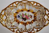 Carl Tielsch TPM Porcelain Reticulated Floral Bowl