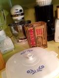 Pyrex and Kitchen Aid...