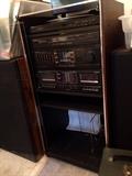 A Sharp Stereo Rack w/Speakers...Sounds Great Too!