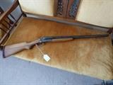 5} Stevens 12ga. side by side shotgun