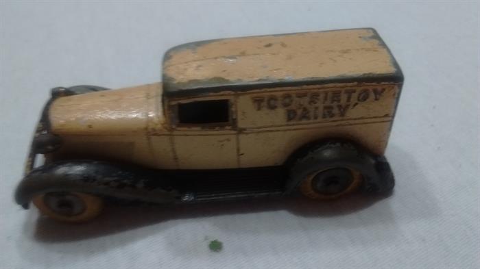 1930's Tootsie Toy Metal Cars and Trucks with signature white wheels