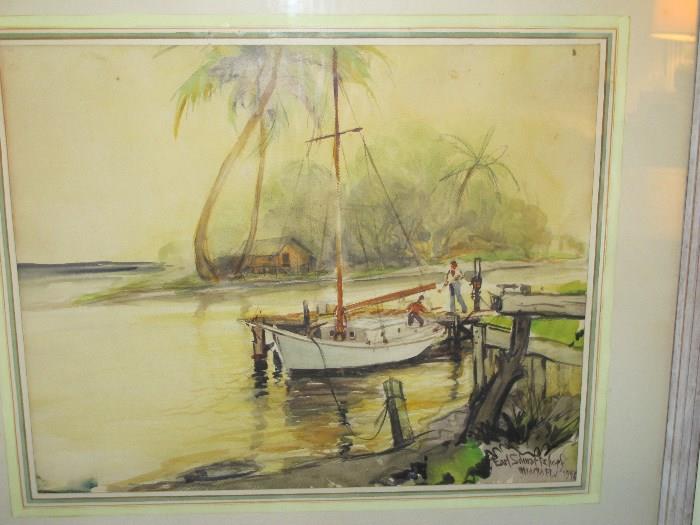 Earl Schwartzkopf - Watercolor