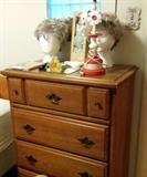 chest of drawers, wigs