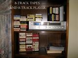 8-track tapes and player