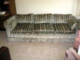 Long retro sofa