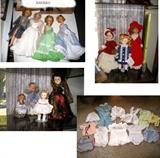 BARBIES - EFFANBEES - BABY CLOTHES - MISC DOLLS