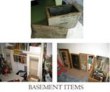 Army box, white 2-door bookcase, Retro pictures