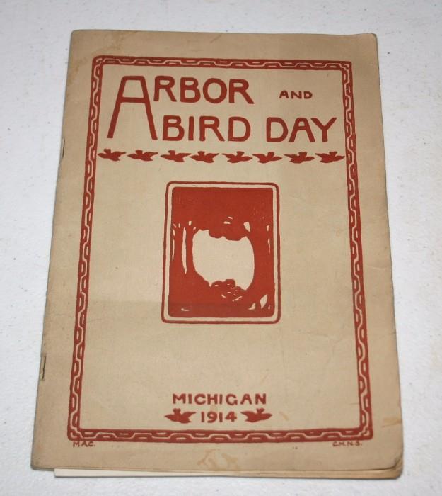 Arbor & Bird Day Michigan 1914 Pamphlet