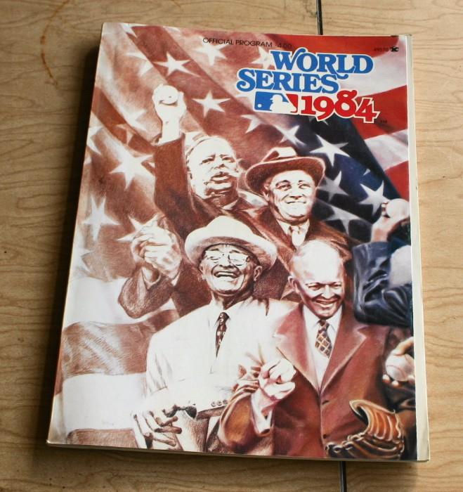World Series 1984 Program