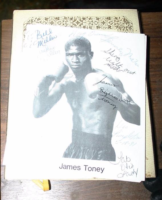Signed James Toney