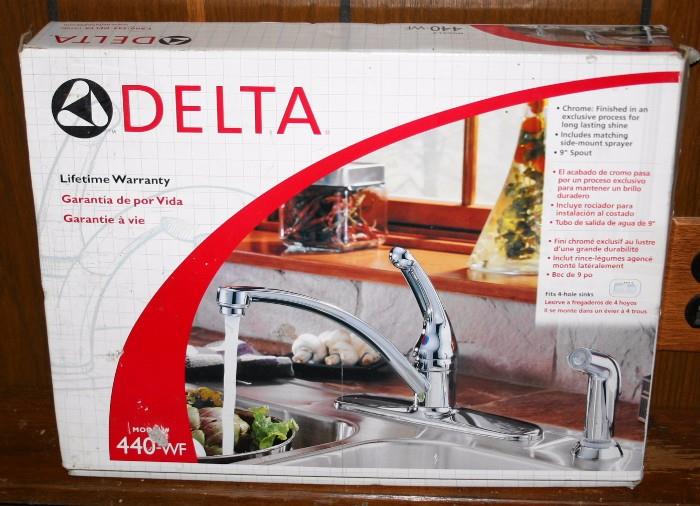 Delta Lifetime warranty Facet-Still New in Box