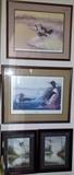 Signed duck prints