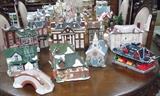 Dickens and Yuletide Christmas Village pieces