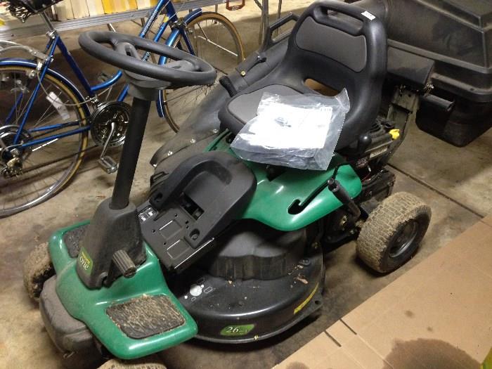 Riding mower from Weed eater