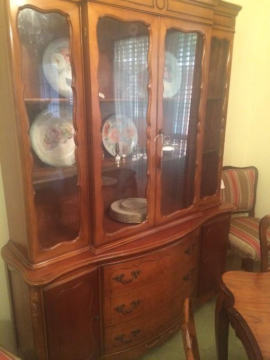 Provincial china cabinet