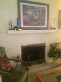 Framed art; decorative items & pillows