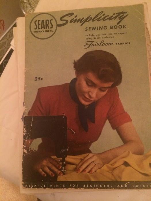 Vintage Simplicity Sewing Book