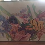 Colorful tropical fish picture