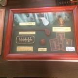 Framed vintage golf decor