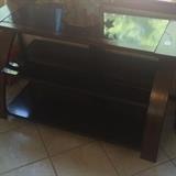 Three shelf TV stand