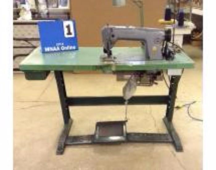 Industrial Singer 251-20 Serger Machine with Table