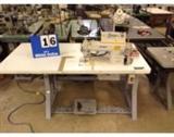 Juki DLN-5410N-7 Serger with Table
