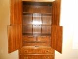 Inside of armoire