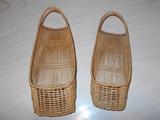 Doll size carry baskets from Yurok tribe