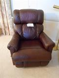 Brown leather Lazy Boy recliner/rocker