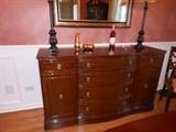 dresser and mirror