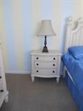 nightstand and lamp 