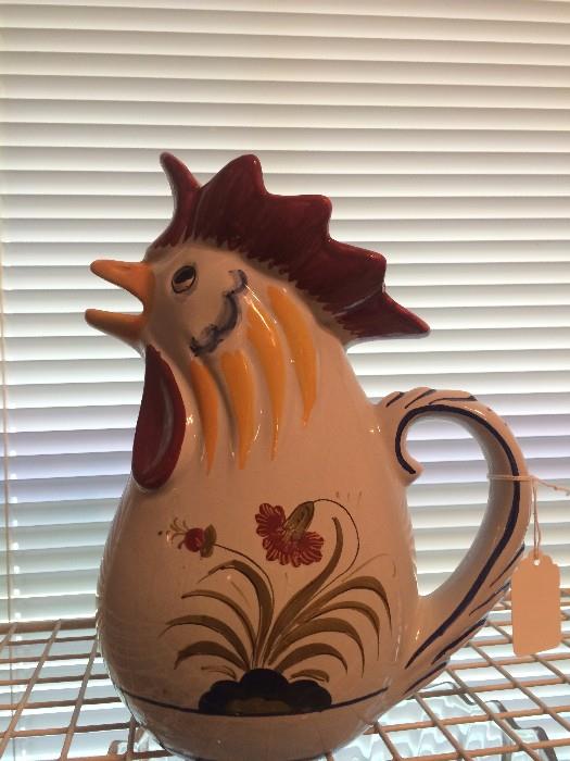 Rooster pitcher