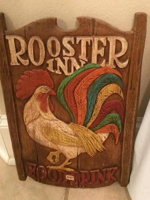 Rooster Inn sign