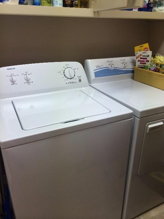 Admiral washer and dryer