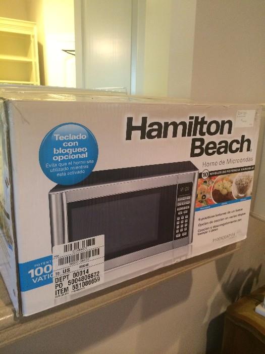 New Hamilton Beach microware