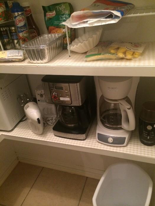 Assortment of small appliances