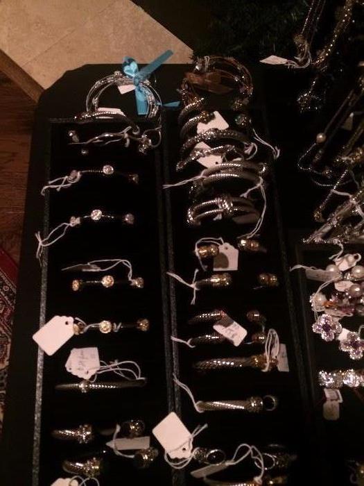 Great variety of costume jewelry